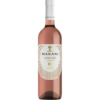Marani ROSE SAPERAVI gruzínske suché víno 2024 12% 0,75 l (čistá fľaša)