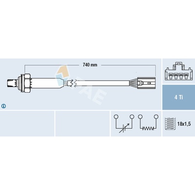 Lambda sonda FAE 77189
