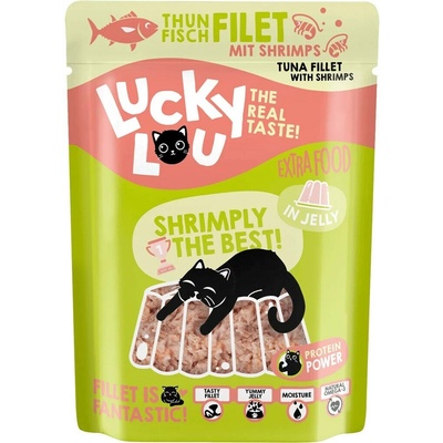 Lucky Lou tuňák a krevety v želé pro kočky 70 g