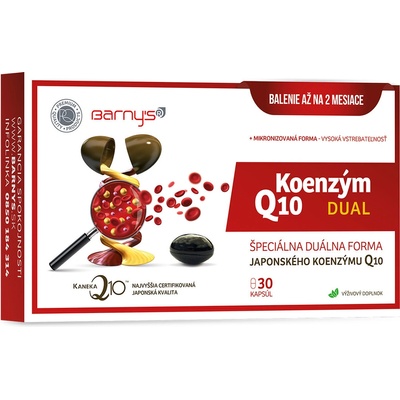Barny's Koenzým Q10 Dual 60 mg 30 kapsúl