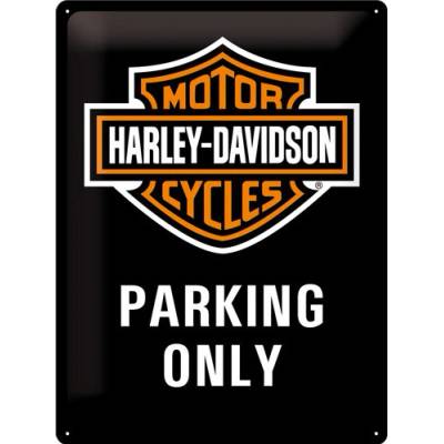 NOSTALGIC ART ceduľa 30x40 Harley-Davidson Parking Only