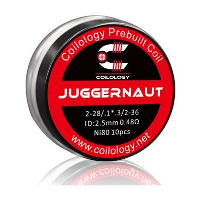 Coilology špirálky Juggernaut Ni80 0,48ohm 10ks