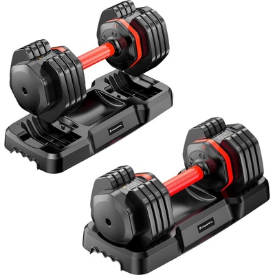 Nastavitelné jednoručky inSPORTline DuraBell 2x 6,5-24,5 kg