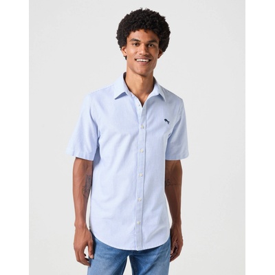 Wrangler shirt stripe Oxford blue