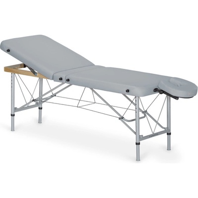 Habys Skladací masážny stôl Aero Plus Farba: svetlo sivá 29 Vinyl Flex 165 x 60 cm 12 kg 6 farieb