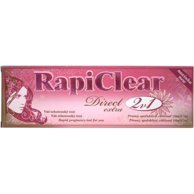 RapiClear Direct Extra 2v1 tehotenský test 2 ks