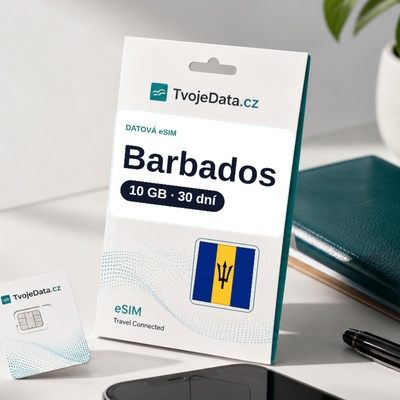 eSIM Barbados 10 GB / 29 dní - Barbados PHCT7N07V