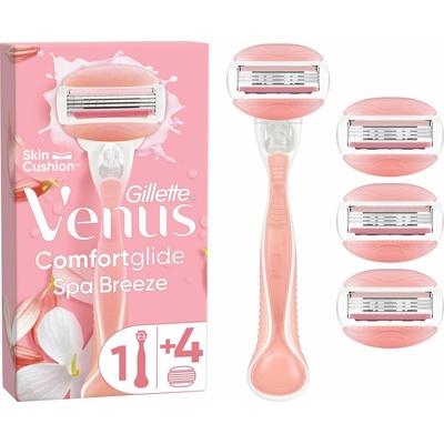 Gillette Venus ComfortGlide Breeze + 4 ks hlavic – Hledejceny.cz