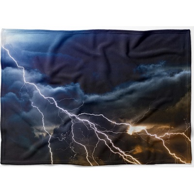 Impar fleece deka Blesky Podšití beránkem NE 150x120