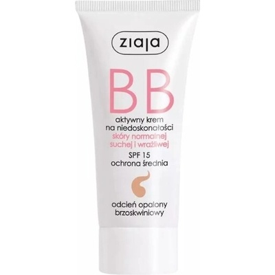 Ziaja BB Cream Normal and Dry Skin bb krém pro normální a suchou pleť SPF15 Dark 50 ml – Hledejceny.cz