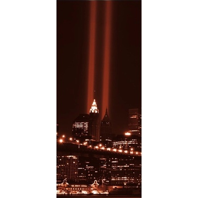 Preinterier DV0116 Fototapeta na stenu Oranžový New York vlies 91cm x 211cm
