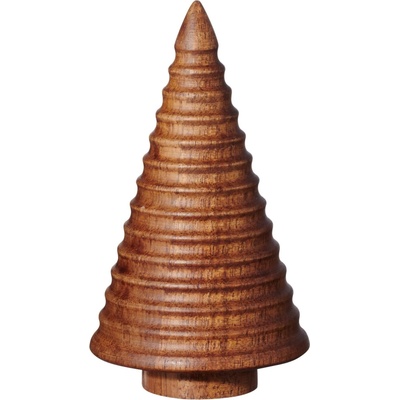 ASA Selection dekorace dřevěný stromek v. 8,5 cm tmavé dřevo