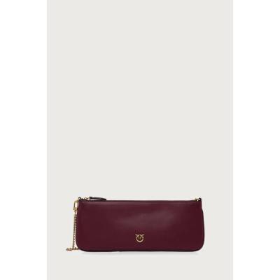 Pinko dámske kožené 107669.A0F1 burgundské