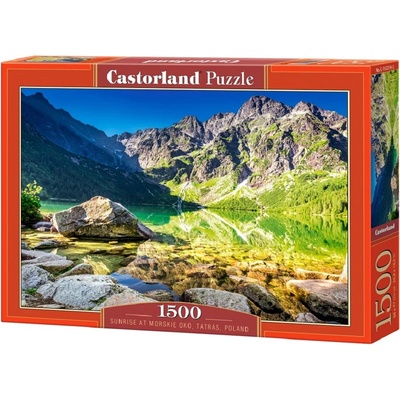 Castorland Pleso Morskie Oko při východu slunce Tatry Polsko 1500 dílků