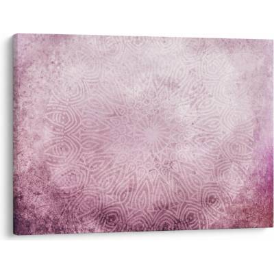 Obraz - Mandala v ružovej stene, jednodielne 70x50 cm