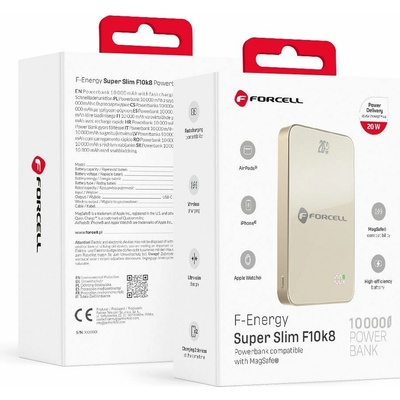 Forcell F-Energy F10K8 10000 mAh zlatá