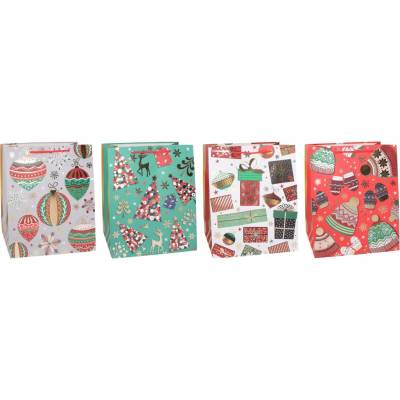 Darčeková taška Wiky L 40 x 30 x 12 cm vianočné gift bag