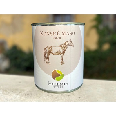 Bohemia Pet Food Konské mäso vo vlastnej šťave 800 g
