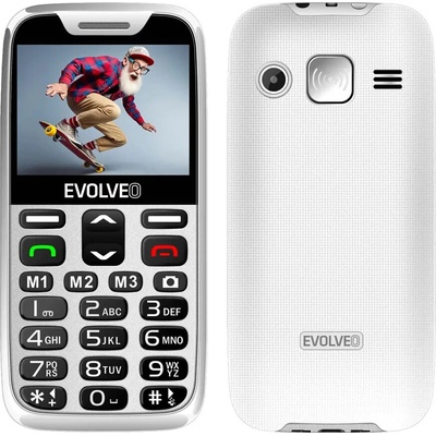 EVOLVEO EasyPhone XR, mobilní telefon pro seniory s nabíjecím stojánkem, bílá – Hledejceny.cz