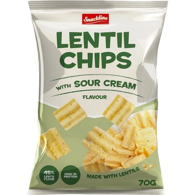Čočkové chipsy s zakysané smetany (sourcream) [Snackline, ] 70 g