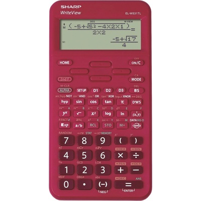 Sharp EL-W531TL - 16 míst, červená