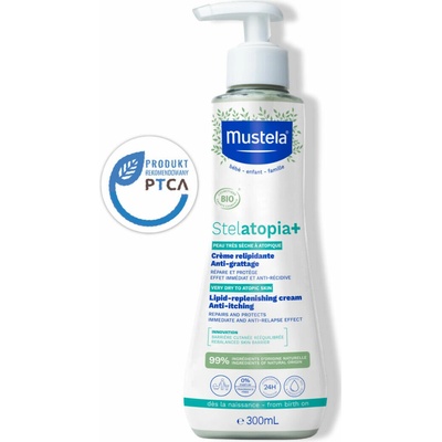 Mustela STELATOPIA+ Zklid. a obnov. krém BIO 300 ml