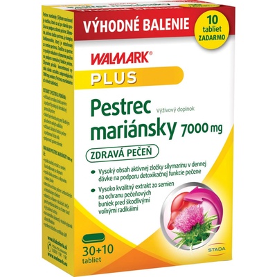 Walmark Ostropestrec mariánsky 7000 mg FORTE 30 ks