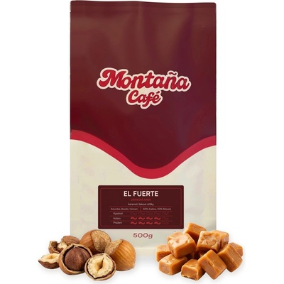 Café Montaña Fuerte Espresso mletá Turecká káva 1 kg