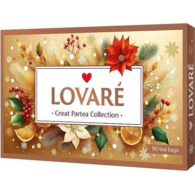 LOVARÉ Great partea kolekcia čajov 90 vrecúšok
