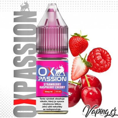 Oxva OX Passion Strawberry Raspberry Cherry 10 ml 10 mg