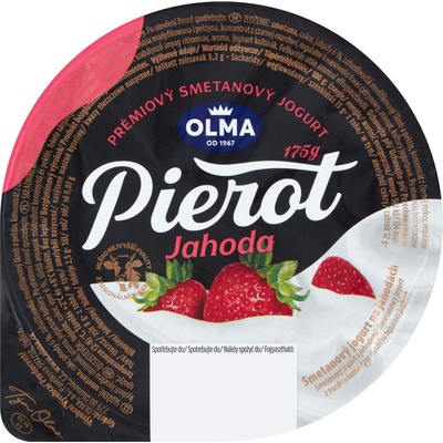 Olma Pierot Smetanový jogurt na jahodách 175 g – Hledejceny.cz