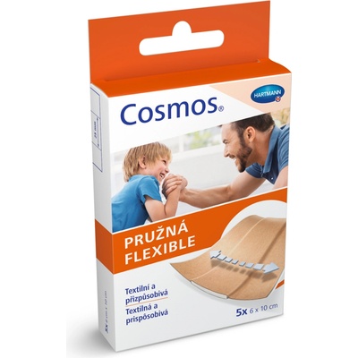 Cosmos Flexible pružná náplast 6 x 10 cm 5 ks