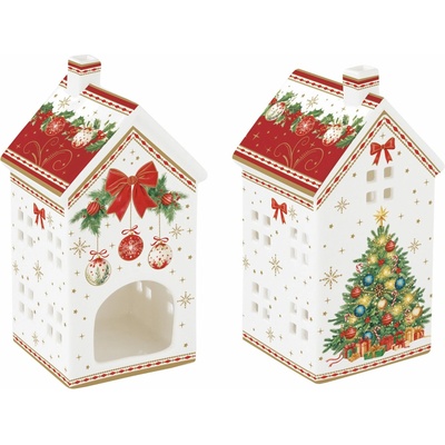 Svietnik Domček 14 cm Christmas Heritage - Easy Life