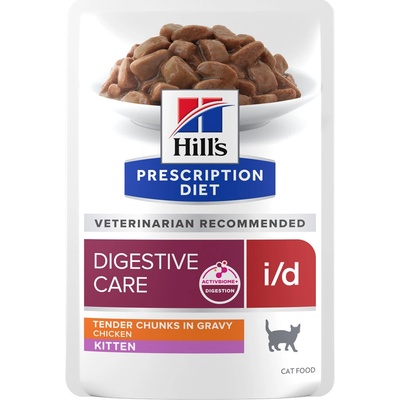 Hills Prescription Diet i/d Digestive Care Kitten kuracie v omáčke 48 x 85 g