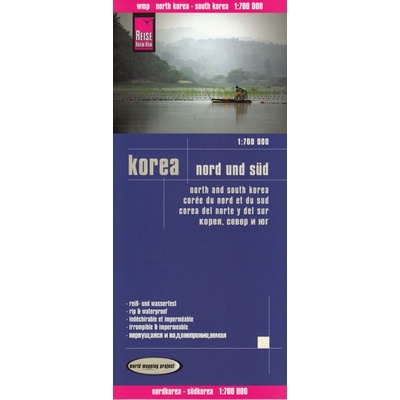 Korea sever jih cestovní mapa 1:700 T