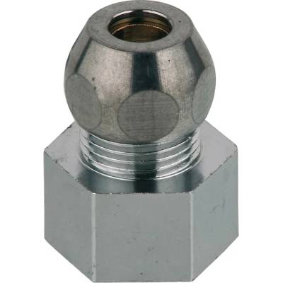 Kirchhoff kompresní spojka, chrom, 18,7 mm (1/2 vnitřní závit) x 8 mm