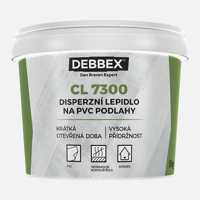 Debbex CL 7300 Disperzné lepidlo na PVC podlahy 5 kg