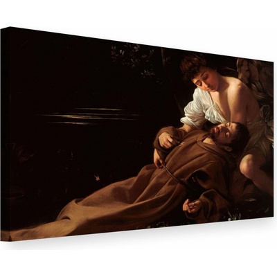 Obraz na plátne Michelangelo Caravaggio - Svätý František z Assisi v extáze - 50x70 cm