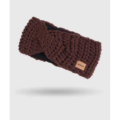 WOOX Atrek Brown merino pánská čelenka