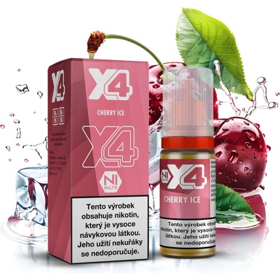 X4 Bar Juice Chladivá třešeň 10 ml 20 mg
