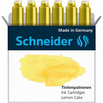 Schneider Inkoustové bombičky Schneider 6 ks žluté 6612