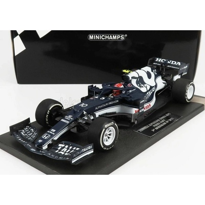 MINICHAMPS ALPHA TAURI F1 AT02 HONDA RA620H TEAM ALPHA TAURI N 10 3rd AZERBAIJAN GP 2021 PIERRE GASLY WHITE BLUE 1:18