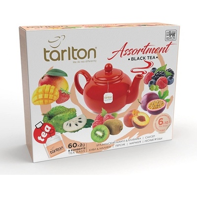 Tarlton Sviatočné Pohoda Assortment Black Tea 60 x 2 g