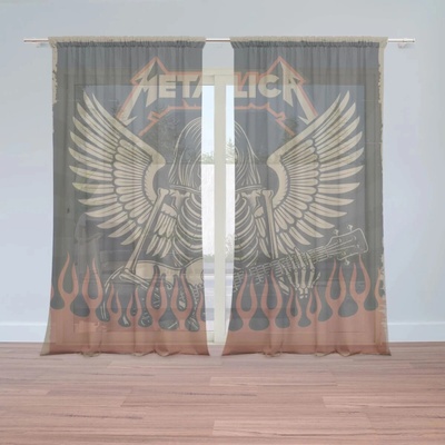 Sablio Záclony METALLICA Padlý anděl: 2ks 150x250cm