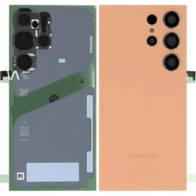 Samsung Galaxy S24 Ultra S928B - Bateriový Kryt (Titanium Orange) - GH82-33349G Genuine Service Pack, Titanium Orange