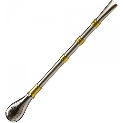 Yerba Mate Bombilla La Selva 19,5 cm stříbrná