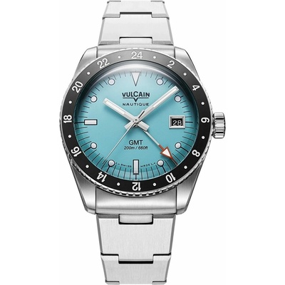 Vulcain Skin GMT – Turquoise - Acier