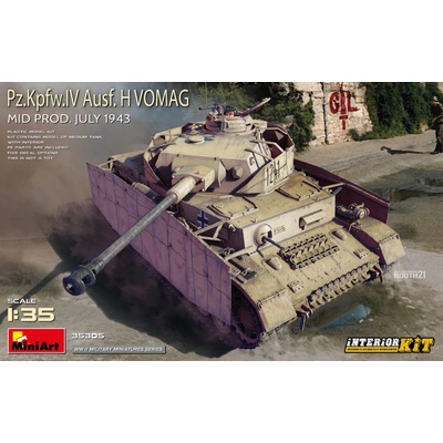 MiniArt Pz.Kpfw.IV Ausf.H Vomag Mid Production July 1943 w/ Interior Kit 1:35