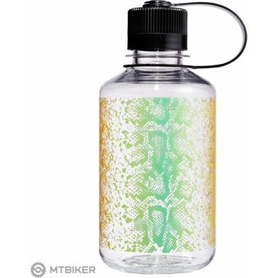 Nalgene Narrow-Mouth Sustain fľaša clear rainbow snake 500 ml