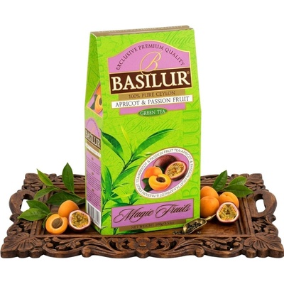 Basilur Magic Green Apricot & Passion Fruit papír 100 g
